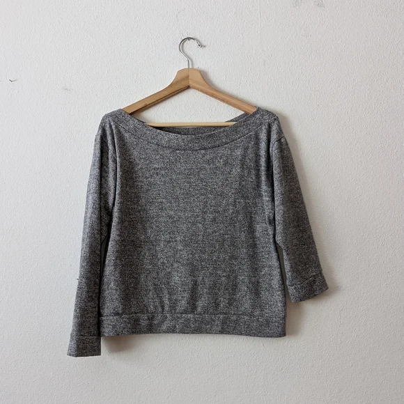 Lulus Cozy Days Asymmetrical Off Shoulder Sweater - Picture 2 of 8